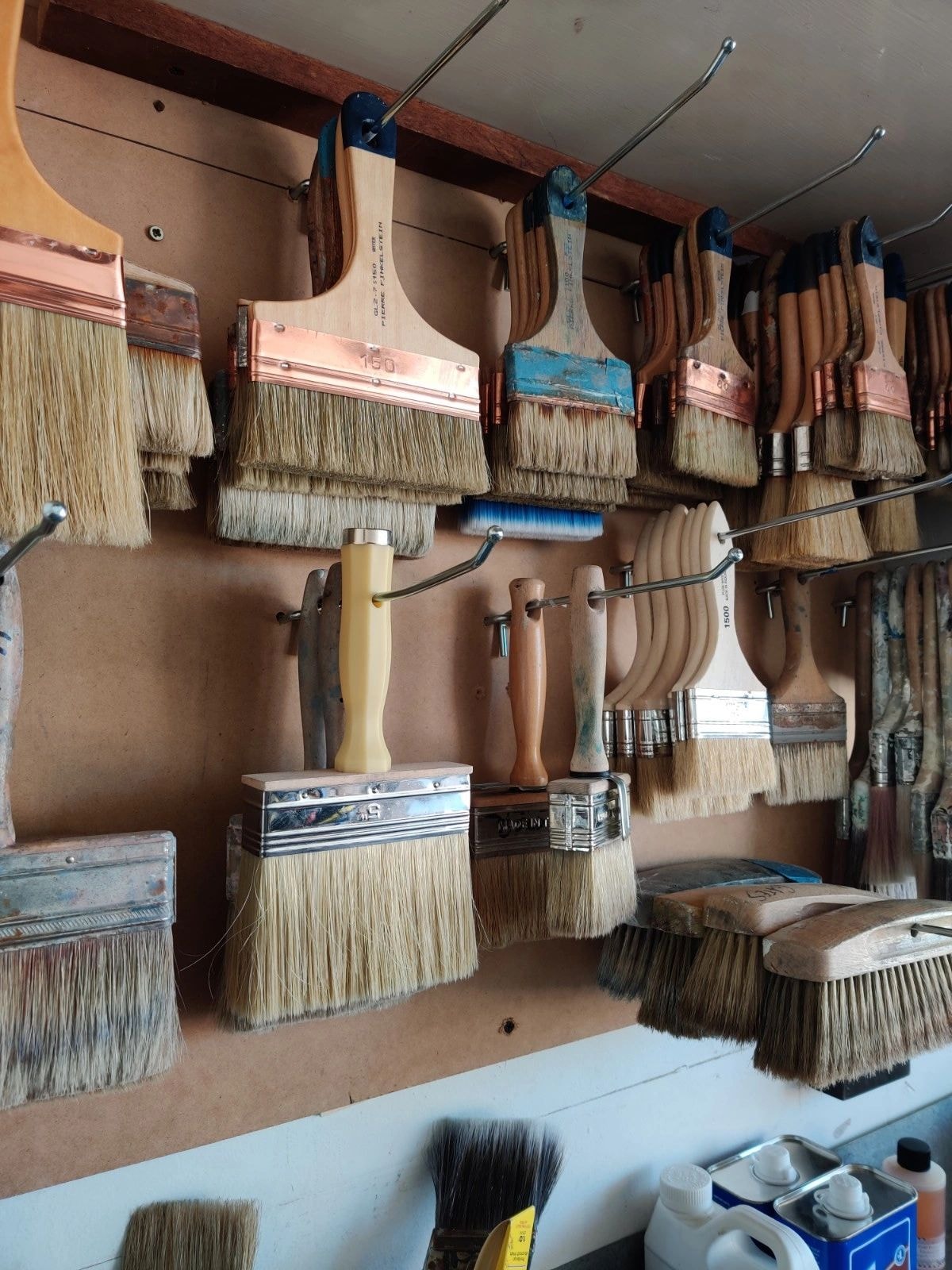 Paintbrushes — studio tools